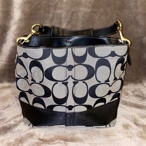 Coach black shoulder bag